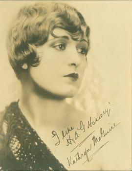 Print of Autographed Publicity Photograph of Kathryn McGuire.