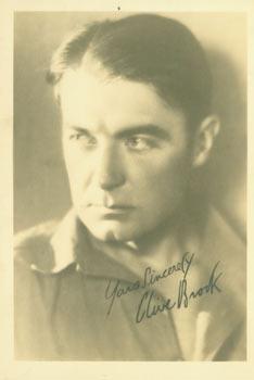 Print of Autographed Publicity Photograph of Clive Brook.