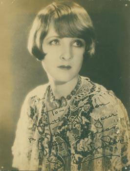 Print of Autographed Publicity Photograph of Claire Windsor.