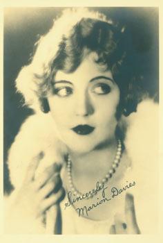Print of Autographed Publicity Photograph of Marion Davies, promoting the 1929 film Marianne.