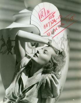 Seller image for Equally Adept At Comedy. Promotional photo of Barbara Stanwyck for RKO Radio's film A Love Like That. for sale by Wittenborn Art Books
