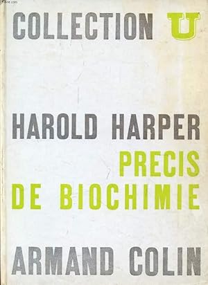 Bild des Verkufers fr PRECIS DE BIOCHIMIE zum Verkauf von Le-Livre