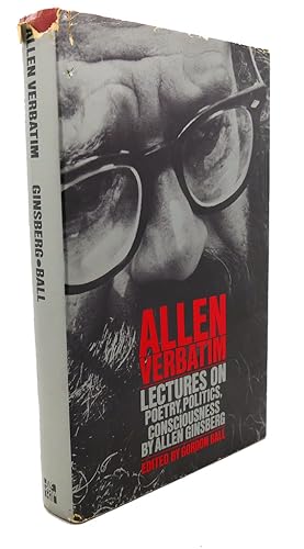 Bild des Verkufers fr ALLEN VERBATIM : Lectures on Poetry, Politics, Consciousness zum Verkauf von Rare Book Cellar