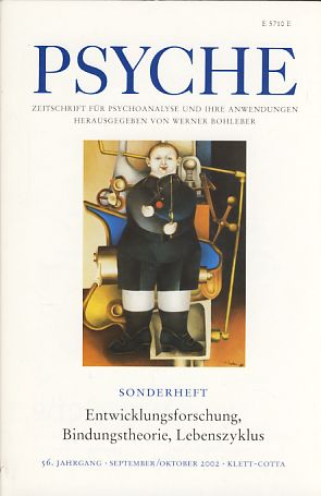 Bild des Verkufers fr Psyche Sonderheft: Entwicklungsforschung, Bindungstheorie, Lebenszyklus. Zeitschrift fr Psychoanalyse und ihre Anwendungen. 56. Jahrgang, September/Oktober 2002. zum Verkauf von Fundus-Online GbR Borkert Schwarz Zerfa