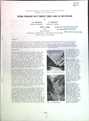 Seller image for Design problems with torrent check dams in Switzerland; for sale by books4less (Versandantiquariat Petra Gros GmbH & Co. KG)