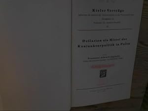 Bild des Verkufers fr Deflation als Mittel der Konjunkturpolitik in Polen. Kieler Vortrge, 42. zum Verkauf von Antiquariat Bookfarm