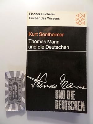 Seller image for Thomas Mann und die Deutschen. for sale by Druckwaren Antiquariat