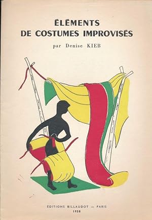 Imagen del vendedor de Elments de costumes improviss a la venta por LIBRAIRIE GIL-ARTGIL SARL