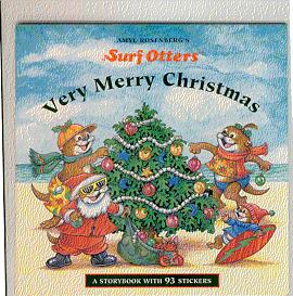 Seller image for Surf Otters : Very Merry Christmas includes ALL stickers for sale by ODDS & ENDS BOOKS