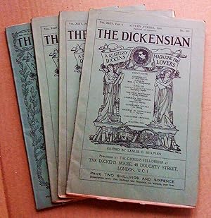 Imagen del vendedor de The Dickensian; a Quarterly Magazine Dickens Lovers, vol. XLIV (44), 1948 (4 nos, 285-288) a la venta por Livresse
