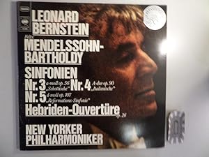 Immagine del venditore per Mendelssohn-Bartholdy: Sinfonien Nr. 3, 4, 5 [Vinyl, Doppel-LP, CBS 78 285]. venduto da Druckwaren Antiquariat