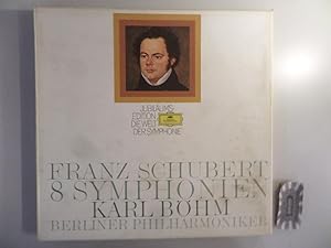 Image du vendeur pour Franz Schubert : 8 Symphonien / Musik zu Rosamunde [Viny, 5 LP-Box-Set, 2720 062-18. Jubilums-Edition "Die Welt der Symphonie". mis en vente par Druckwaren Antiquariat