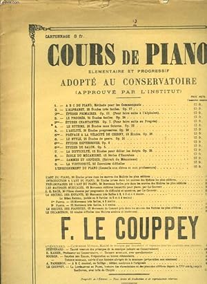 Seller image for COURS DE PIANO N 2 L'ALPHABET for sale by Le-Livre