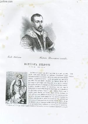 Bild des Verkufers fr Biographie de Battista Zlotti (n vers 1530, mort vers 1590) ; Ecole Italienne ; Histoire, Dcorations murales ; Extrait du Tome 3 de l'Histoire des peintres de toutes les coles. zum Verkauf von Le-Livre