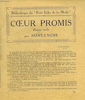 Bild des Verkufers fr COEUR PROMIS zum Verkauf von Le-Livre