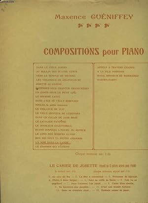 Seller image for COMPOSITIONS POUR PIANO UN SOIR DANS LA LANDE. for sale by Le-Livre