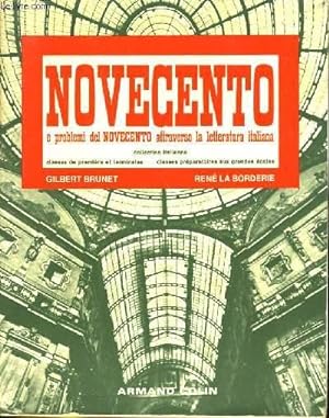 Imagen del vendedor de NOVECENTO E PROBLMEI DES NOVECENTO ATTRAVERSO LA LETTERATURA ITALIANA a la venta por Le-Livre