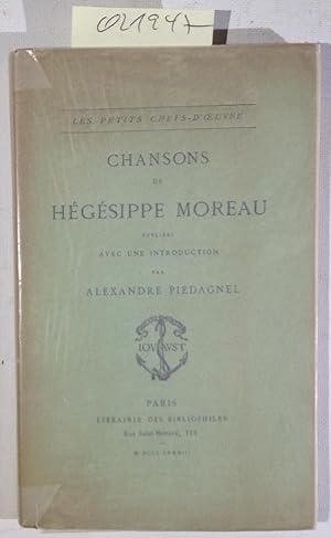 Bild des Verkufers fr Chansons de Hegesippe Moreau - Les Petits Chefs-D'Oeuvre zum Verkauf von Antiquariat Trger