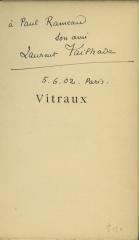 Immagine del venditore per Vitraux venduto da Librairie Faustroll