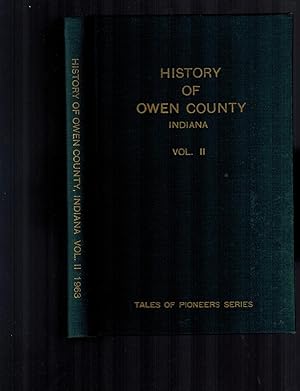 History of Owen County, Indiana Volume II