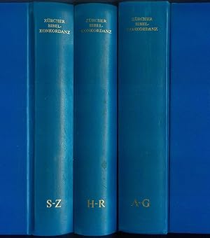 Image du vendeur pour Zrcher Bibel-Konkordanz. Vollstndiges Wort-, Namen- und Zahlen-Verzeichnis zur Zrcher Bibelbersetzung. Mit Einschluss der Apokryphen. Bearbeitet von Karl Huber und Hans Heinrich Schmid. Herausgegeben vom Kirchenrat des Kantons Zrich. [3 Bnde] mis en vente par Antiquariat Bibliomania