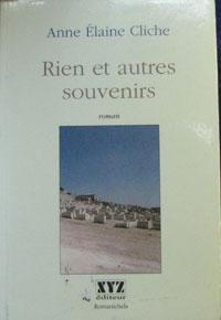 Imagen del vendedor de Riens Et Autres Souvenirs: Roman a la venta por Livres Norrois