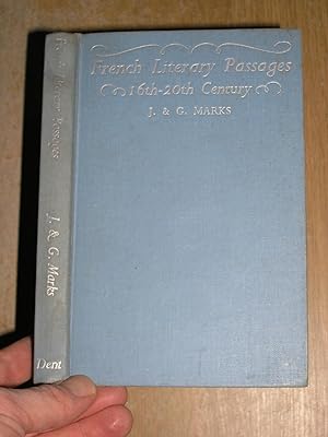 French Literary PAssages 16th to 20th Century