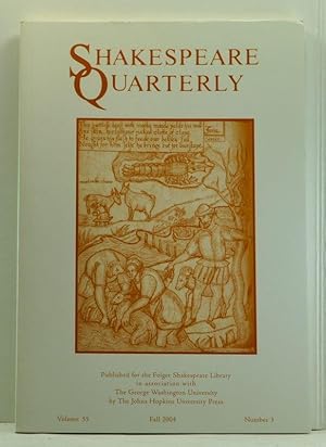 Seller image for Shakespeare Quarterly, Volume 55, Number 3 (Fall 2004) for sale by Cat's Cradle Books