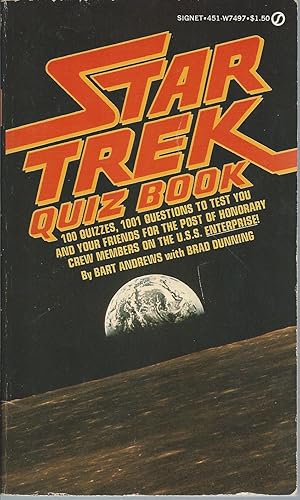 Seller image for The Star Trek Quiz Book: 1,001 Trivia Teasers for Trekkies for sale by John McCormick