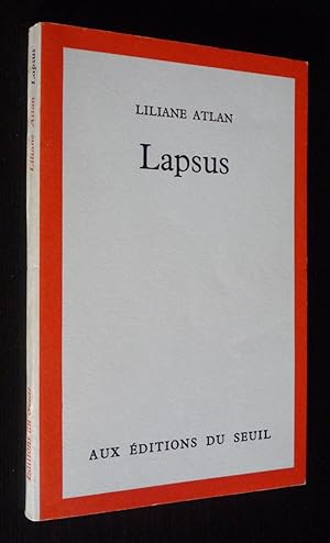 Image du vendeur pour Lapsus mis en vente par Abraxas-libris