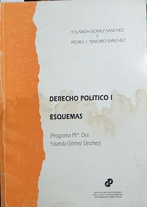 Imagen del vendedor de DERECHO POLITICO I. ESQUEMAS. a la venta por Libreria Lopez de Araujo