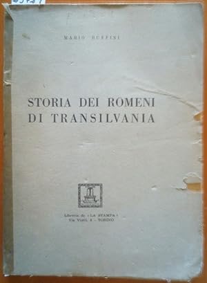 Imagen del vendedor de STORIA DEI ROMENI DI TRANSILVANIA. a la venta por Libreria Lopez de Araujo