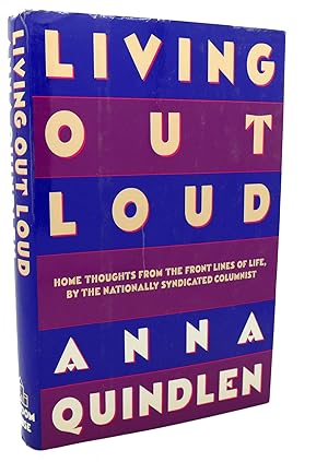 Seller image for LIVING OUT LOUD for sale by Rare Book Cellar