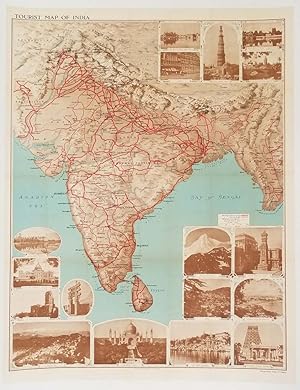 Tourist Map of India.