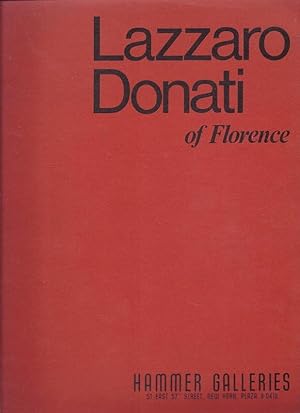 Imagen del vendedor de Lazzaro Donati of Florence May 1969 OVERSIZE WAH a la venta por Charles Lewis Best Booksellers