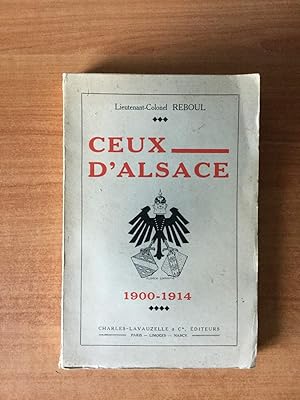 Imagen del vendedor de CEUX D'ALSACE 1900-1914 a la venta por KEMOLA