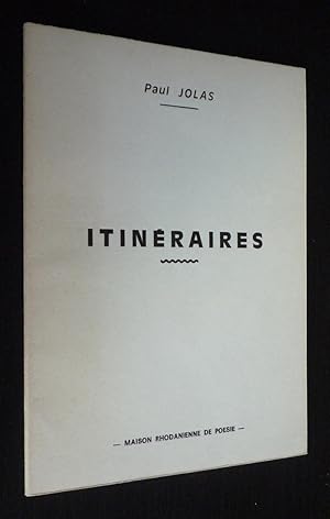 Bild des Verkufers fr Itinraires zum Verkauf von Abraxas-libris