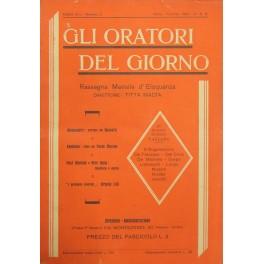 Imagen del vendedor de Gli oratori del giorno. Rassegna mensile d'eloquenza. Anno VIII - Numero 2. Febbraio 1934 a la venta por Libreria Antiquaria Giulio Cesare di Daniele Corradi