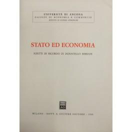 Bild des Verkufers fr Stato ed economia. Scritti in ricordo di Donatello Serrani zum Verkauf von Libreria Antiquaria Giulio Cesare di Daniele Corradi