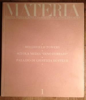 Imagen del vendedor de Materia numro 1 a la venta por Librairie des Possibles