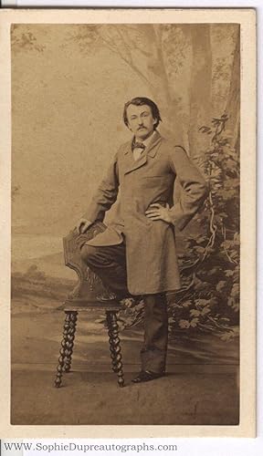 Fine unsigned carte-de-visite photo by Pierre Petit (Gustave, 1833-1883, French Painter & Illustr...