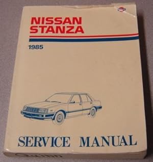 Nissan Stanza 1985 Service Manual