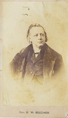 Seller image for Cabinet card of Rev. Henry Ward Beecher for sale by The Old Mill Bookshop