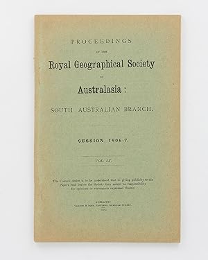 Seller image for Lecture on Coral Islands, Reefs, and Atolls: their Wonderful Formation and Beauty. (Contained in) Proceedings of the Royal Geographical Society of Australasia, South Australian Branch, Volume 9, 1906-7 for sale by Michael Treloar Booksellers ANZAAB/ILAB