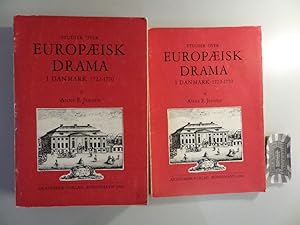 Bild des Verkufers fr Studier Over Europaeisk Drama: I Danmark 1722-1770 [In zwei Bnden]. Band I: Tekst / Band II: Noter og registrant. zum Verkauf von Druckwaren Antiquariat