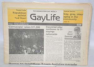 Seller image for Chicago GayLife: the international gay newsleader; vol. 8, #24, Thursday, November 25, 1982 for sale by Bolerium Books Inc.