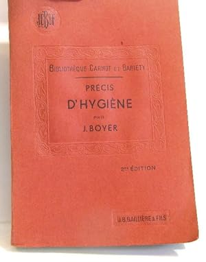 Précis d'hygiène