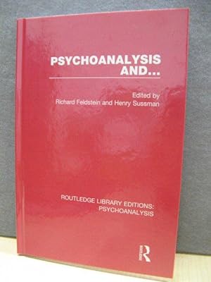 Image du vendeur pour Psychoanalysis and. mis en vente par PsychoBabel & Skoob Books