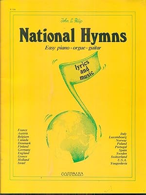 Image du vendeur pour National Hymns - easy piano - orgue - guitar mis en vente par Librodifaccia