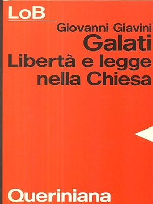 Image du vendeur pour Galati: Liberta' e legge nella chiesa mis en vente par Librodifaccia